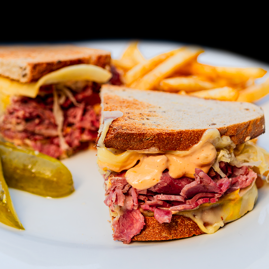 Reuben Sandwich Burgers Jakes