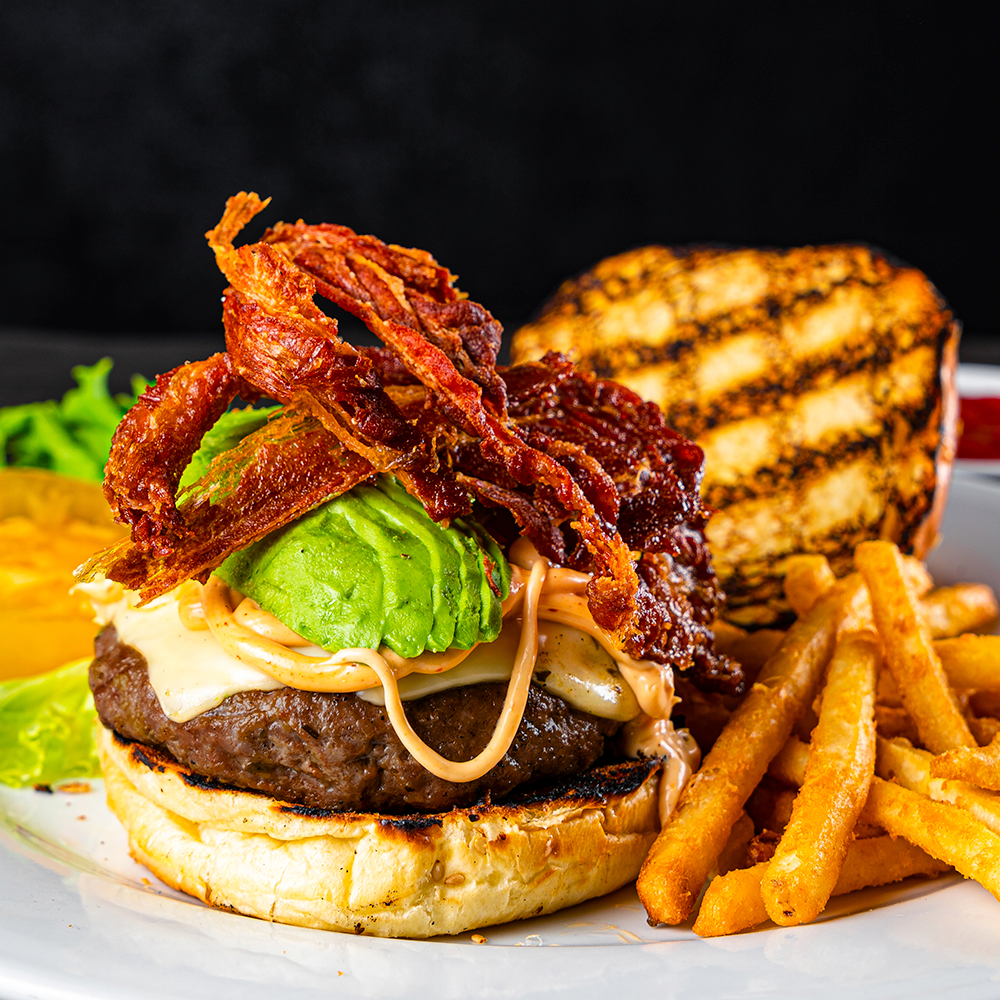 Bacon Chipotle & Avocado Burgers Jakes